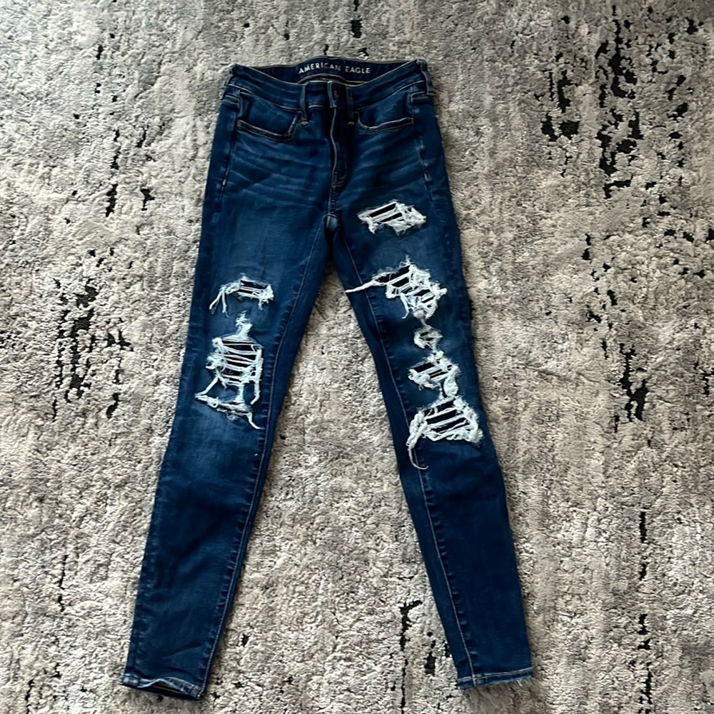 old navy ripped skinny jeans